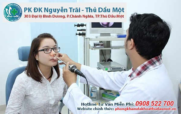 Phòng khám ngoài giờ tai mũi họng Thủ Dầu Một của Phòng khám đa khoa Nguyễn Trãi