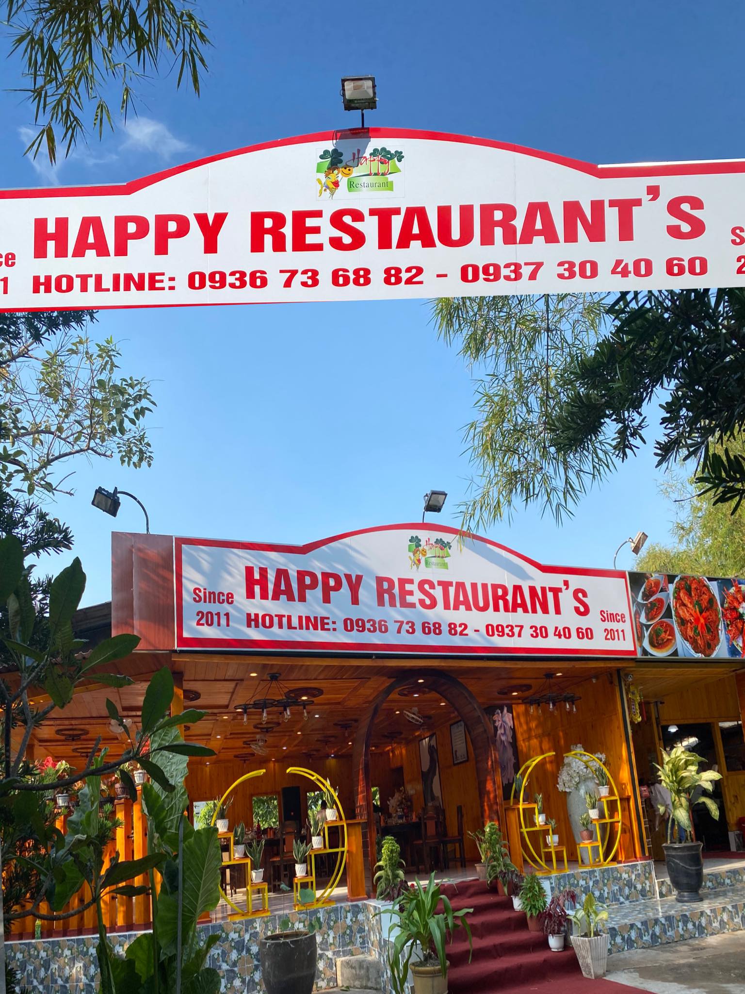 Nhà hàng Happy - Nhà hàng sân vườn Thủ Dầu Một