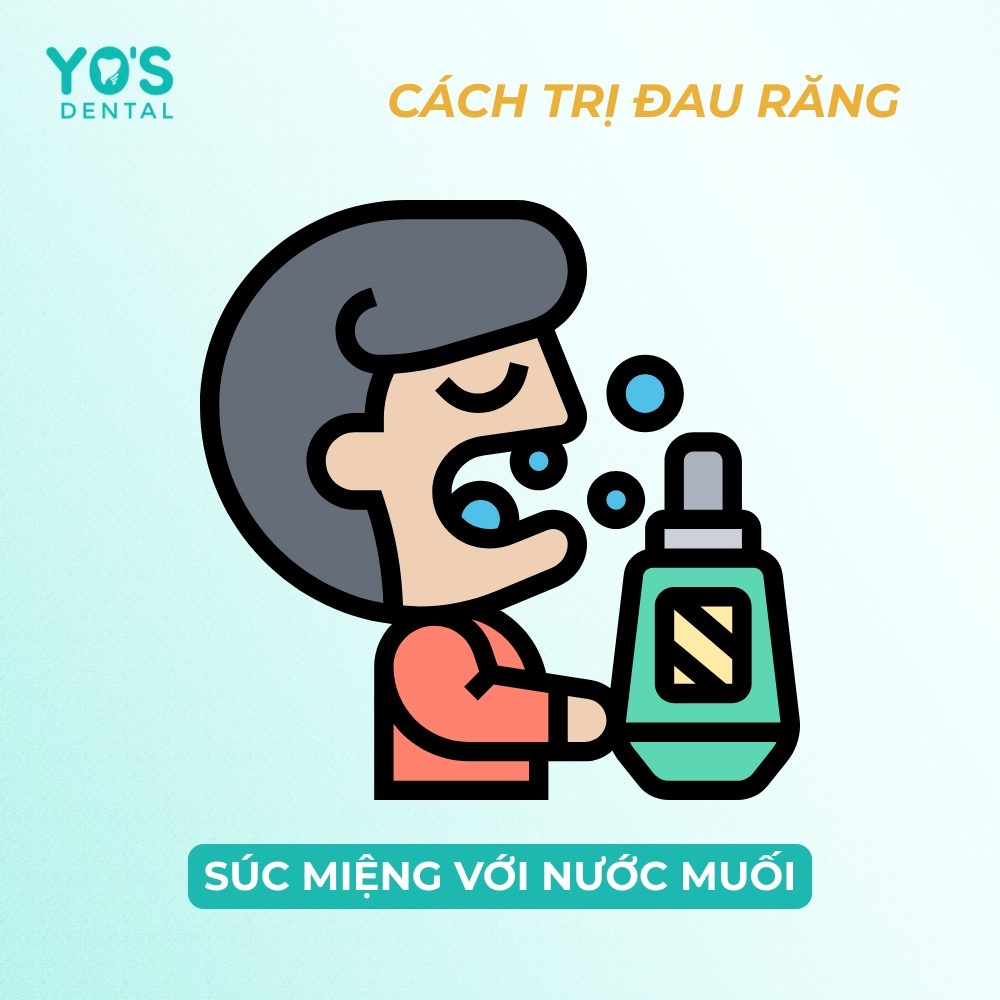 Súc miệng với nước muối có thể làm giảm đau răng