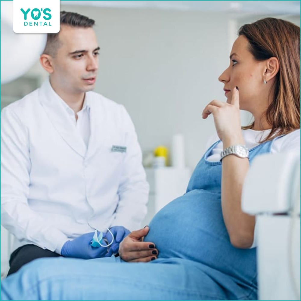 Mẹ bầu cần thông báo với bác sĩ tình trạng sức khỏe thai kỳ và tiền sử bệnh lý ( nếu có)