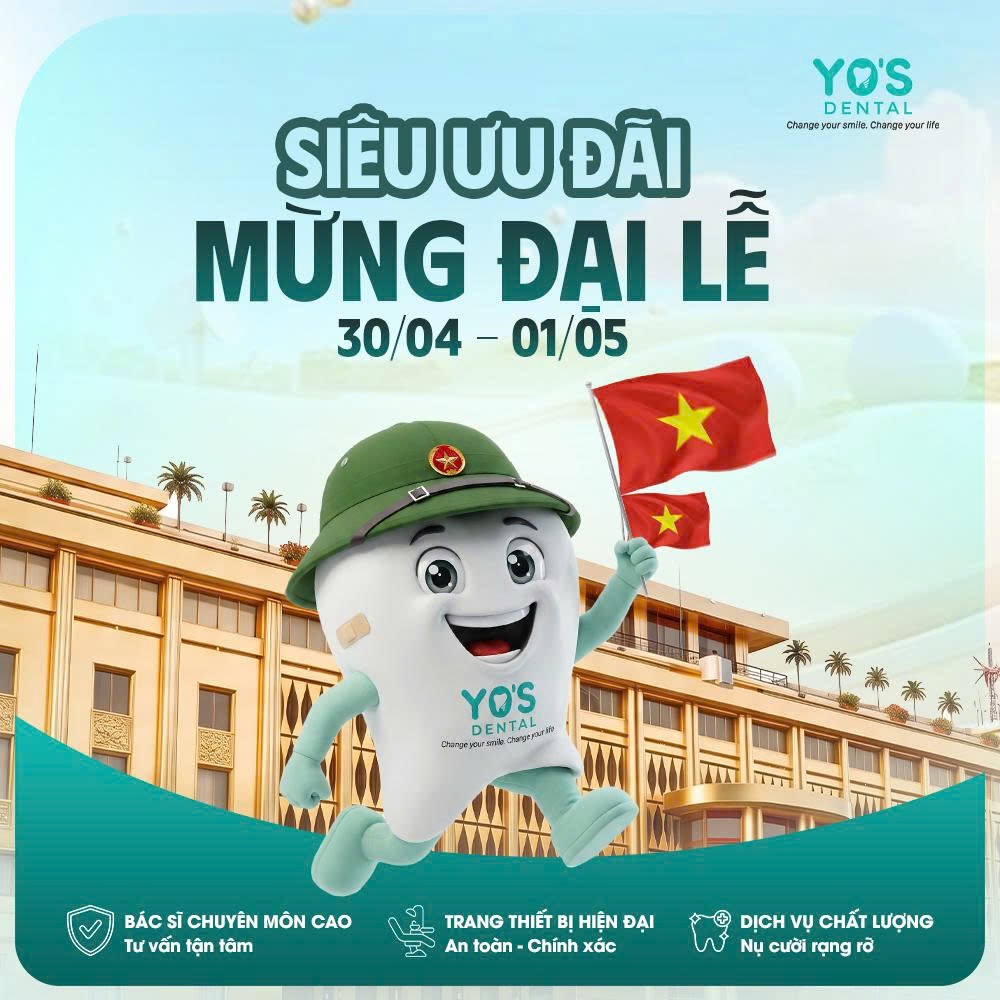 Ưu đãi nha khoa mừng đại lễ
